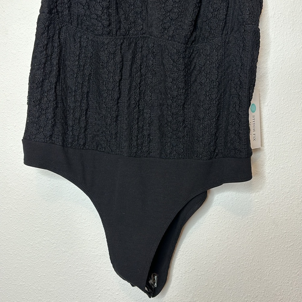August Mist size 2X black lace body suit - Picture 4 of 9